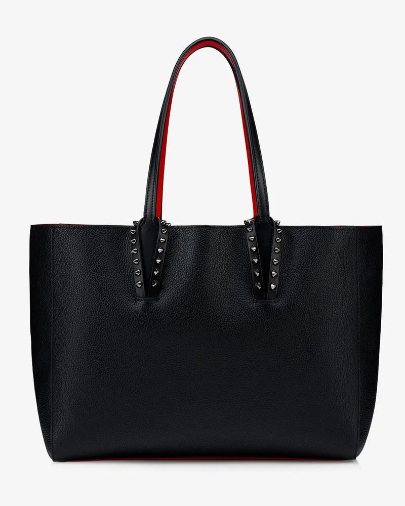 Christian Louboutin Cabata leather shoulder bag with studs -  - gender_Woman Beige