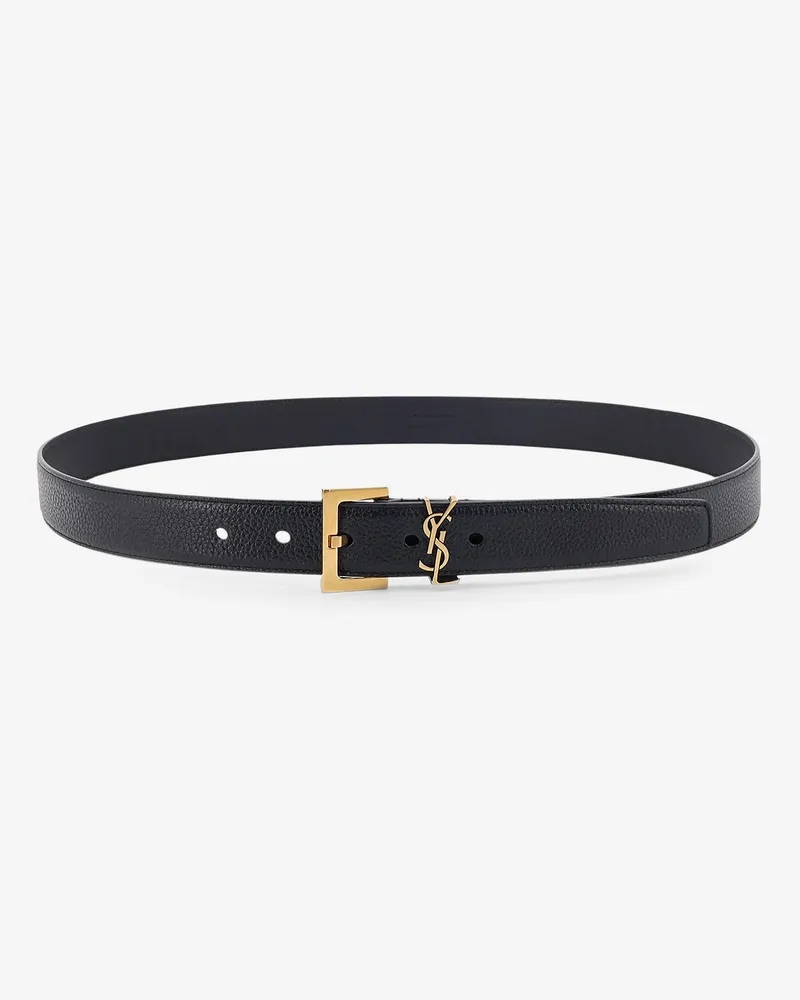 Saint Laurent Leather belt -  - gender_Woman Black