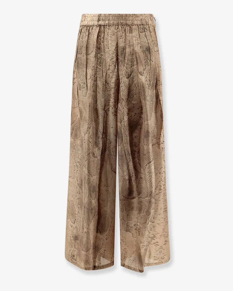 Mes Demoiselles Silk trousers -  - gender_Woman Brown