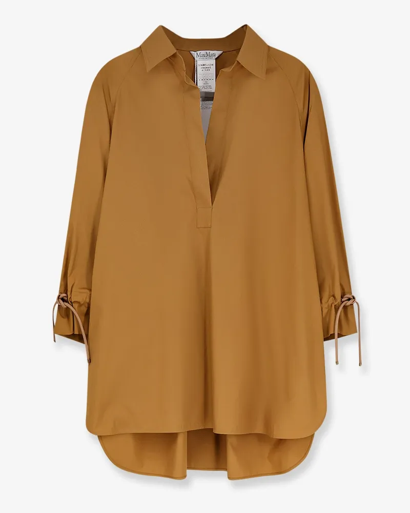 Max Mara Mxmadorni cotton shirt -  - gender_Woman Brown