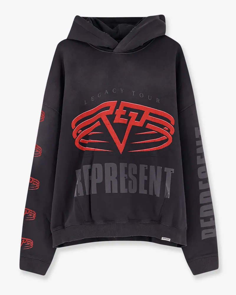 REPRESENT Living Legacy reversible cotton hooded sweatshirt -  - gender_Man Grey