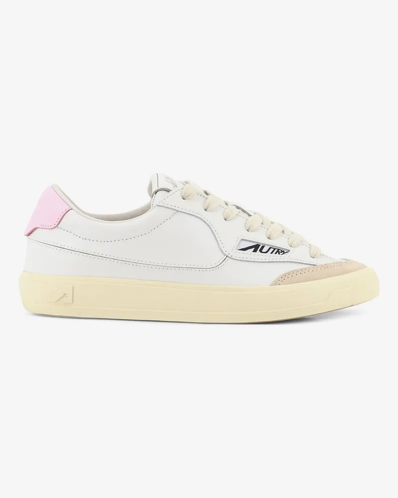 AUTRY Windscape leather sneakers with suede insert -  - gender_Woman White