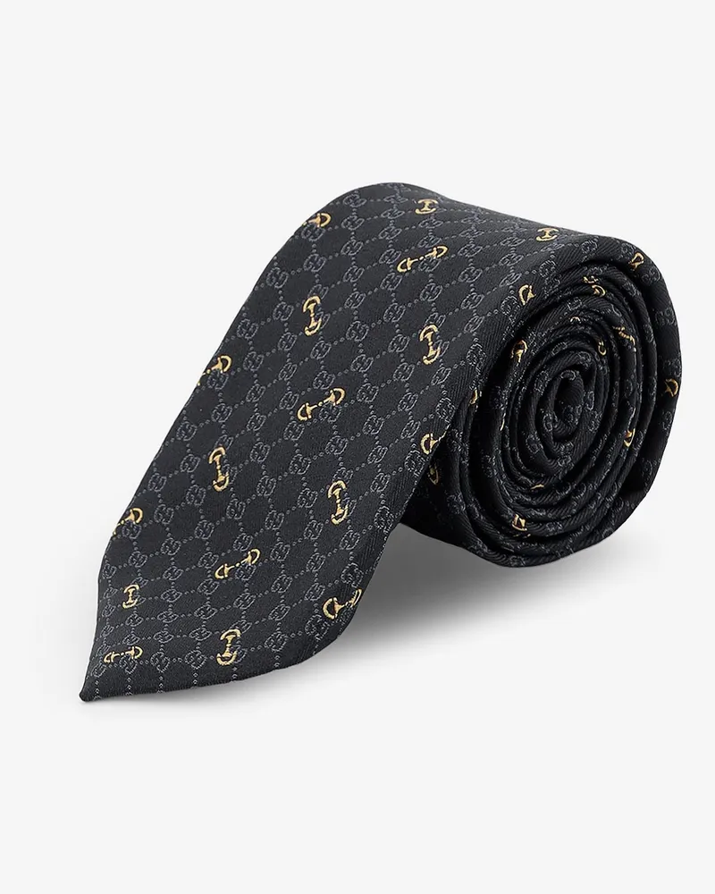 Gucci Silk Morset Tie -  - gender_Man Black