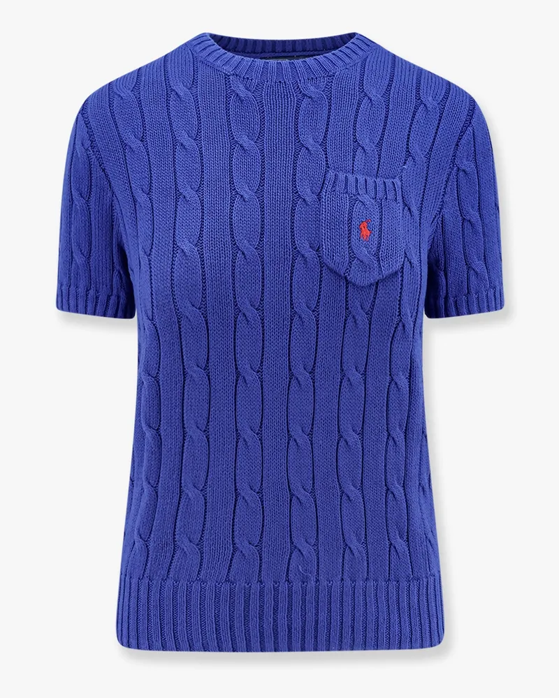 Ralph Lauren Cotton sweatshirt with embroidered logo -  - gender_Woman 