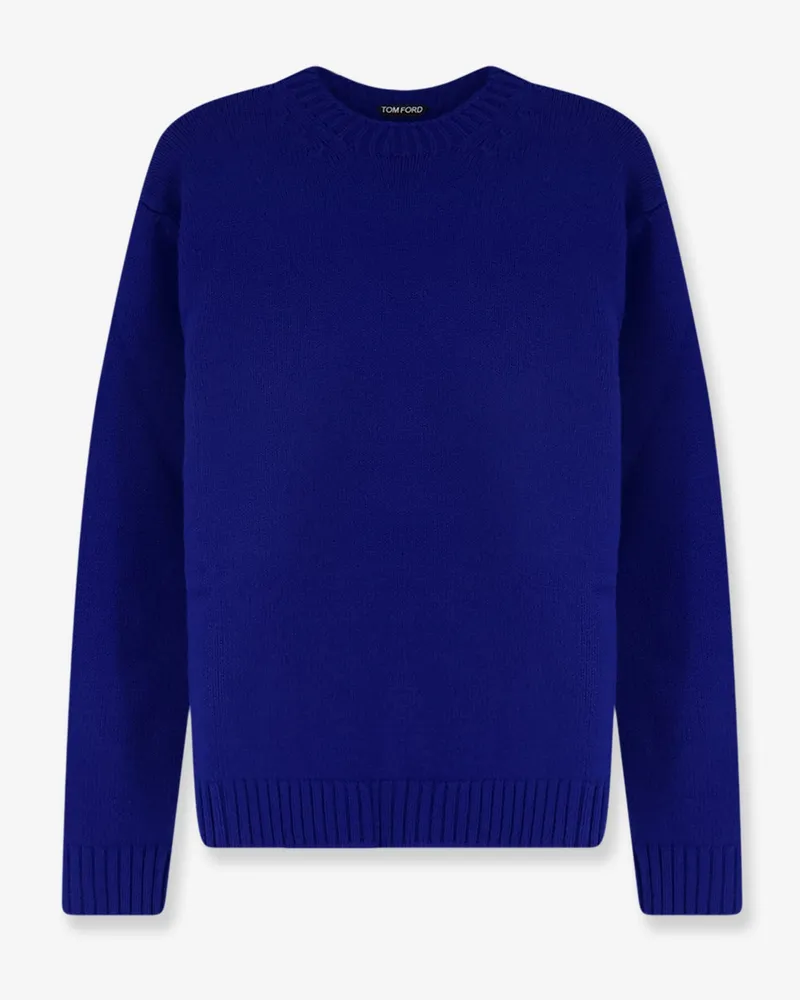 Tom Ford Virgin wool and cashmere sweater -  - gender_Man Blue