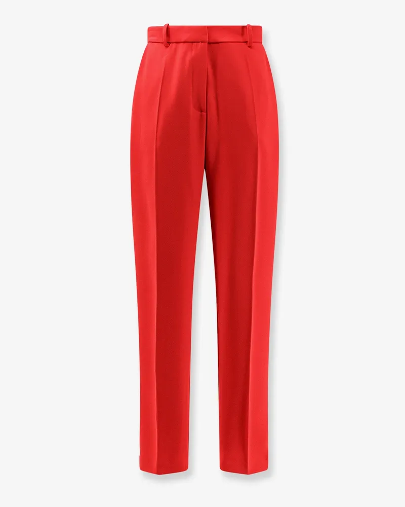 Elisabetta Franchi Regular fit crepe trousers -  - gender_Woman Red