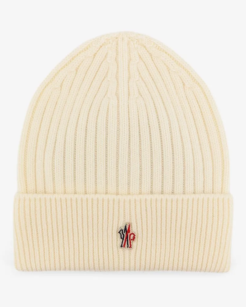 Moncler Virgin wool hat -  - gender_Man White
