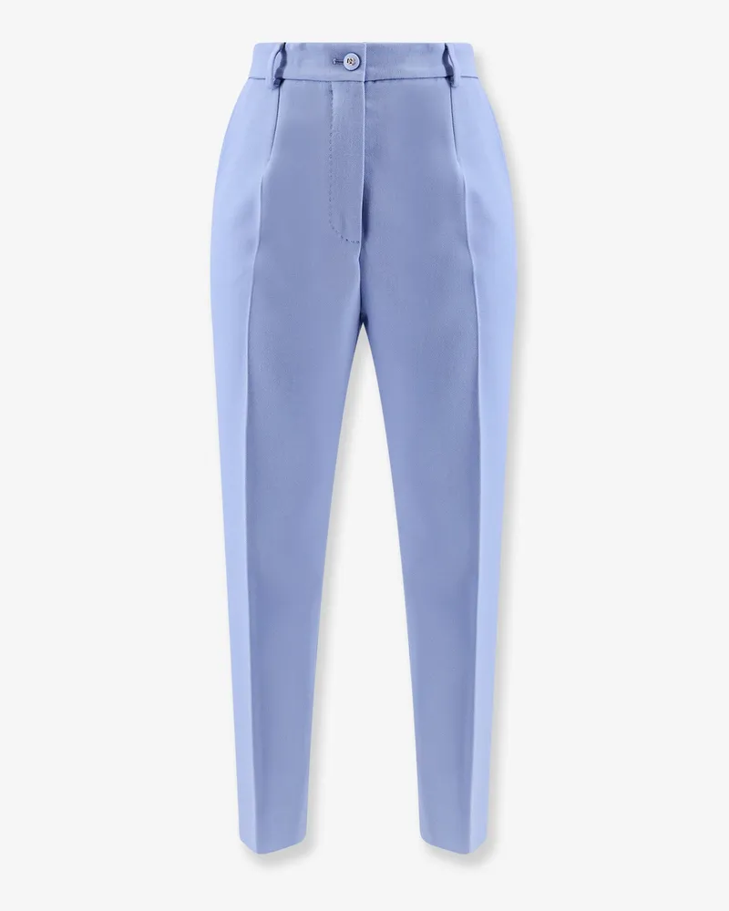 Dolce & Gabbana Virgin wool trouser -  - gender_Woman Blue