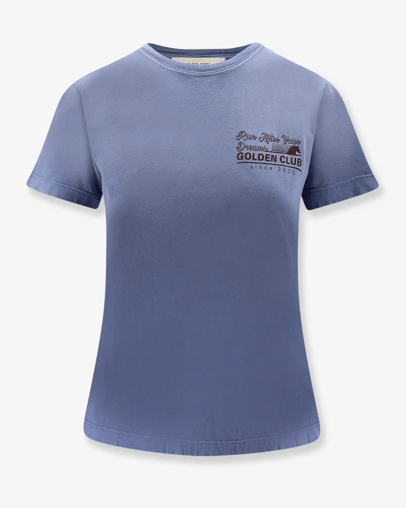 Golden Goose Cotton T-shirt -  - gender_Woman Blue