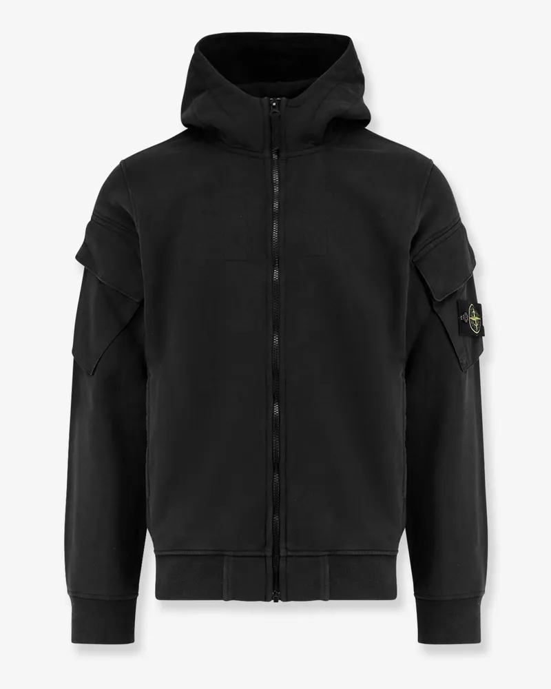 Stone Island Organic cotton sweatshirt -  - gender_Man Black