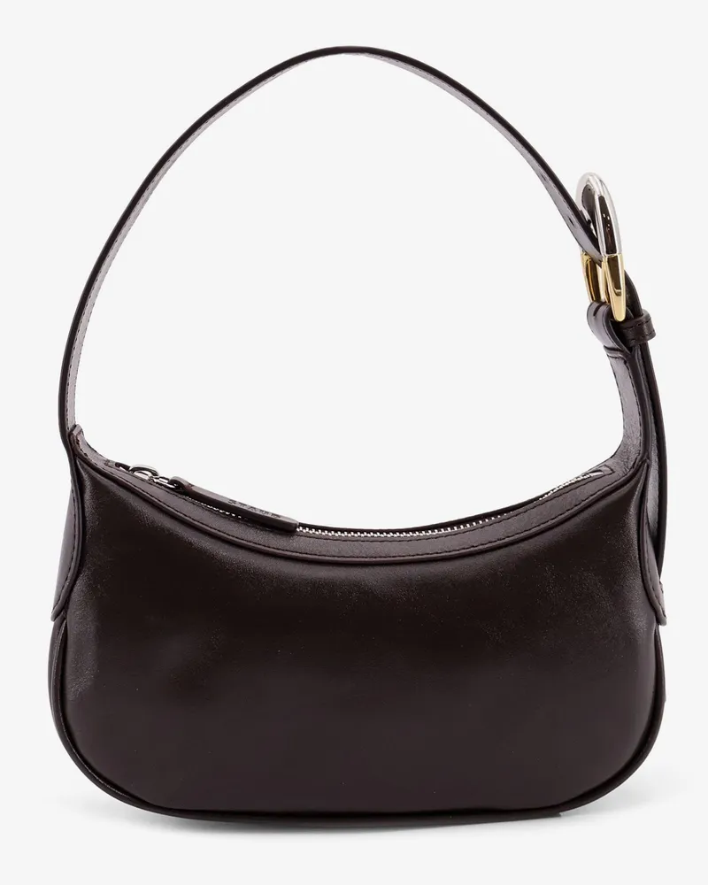 STAUD Owen leather shoulder bag -  - gender_Woman Brown