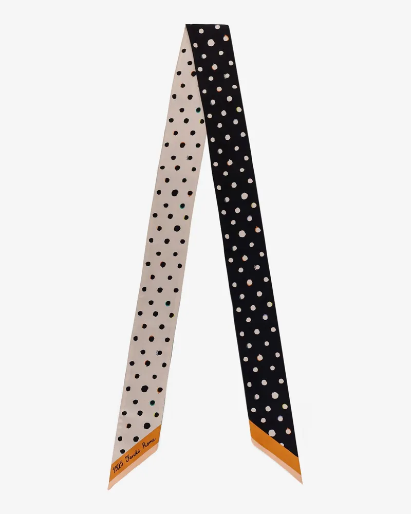 Fendi Silk Wrappy bandeau with Falena Dots motif -  - gender_Woman Multicolor