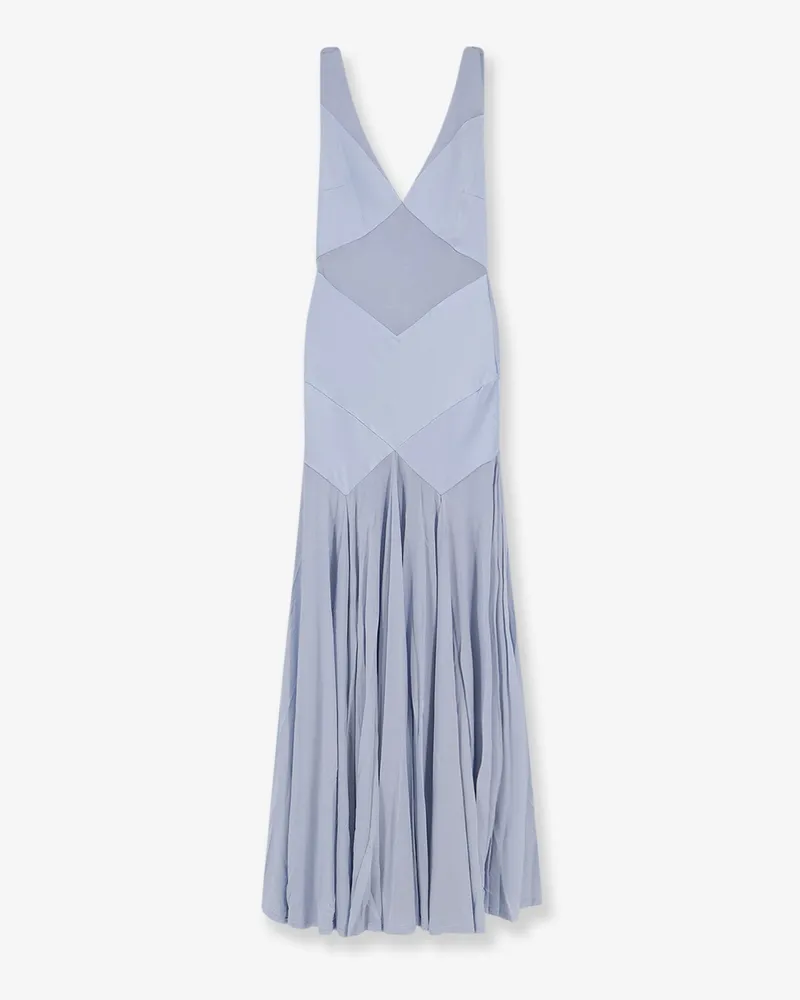 Self-Portrait Jersey Maxi Dress -  - gender_Woman Blue