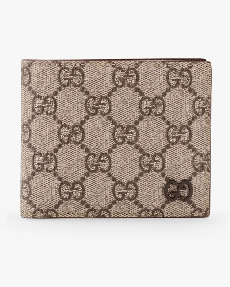 Gucci Bi-fold GG Supreme canvas wallet -  - gender_Man Beige