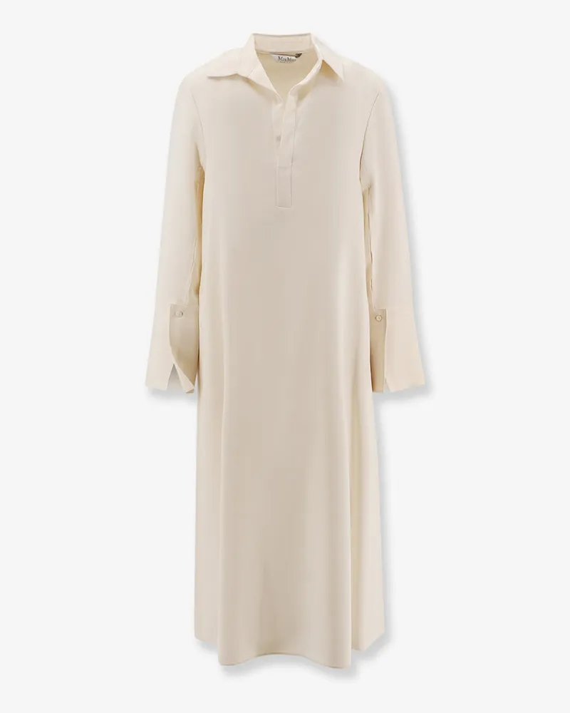 Max Mara Ossola midi silk dress -  - gender_Woman White