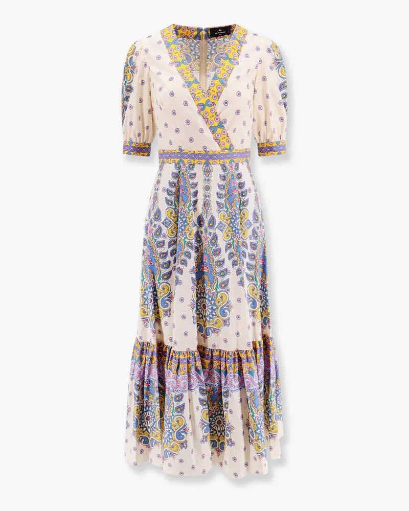 Etro Flounced cotton dress -  - gender_Woman Beige