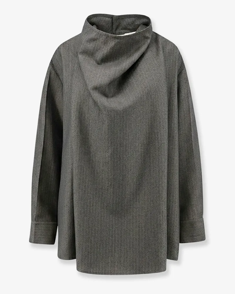 Bottega Veneta Wool and mohair shirt -  - gender_Woman Grey