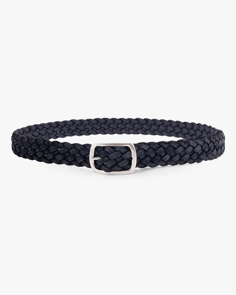 Orciani Suede belt -  - gender_Man Blue