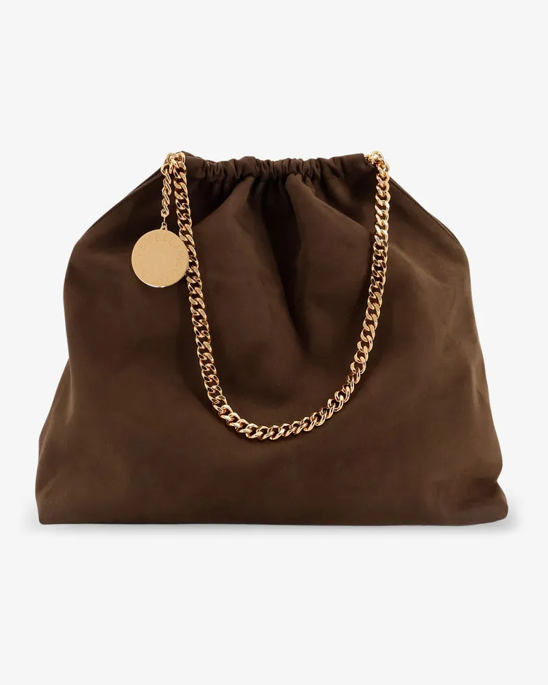 Stella McCartney Falabella Medium vegan suede shoulder bag -  - gender_Woman Brown