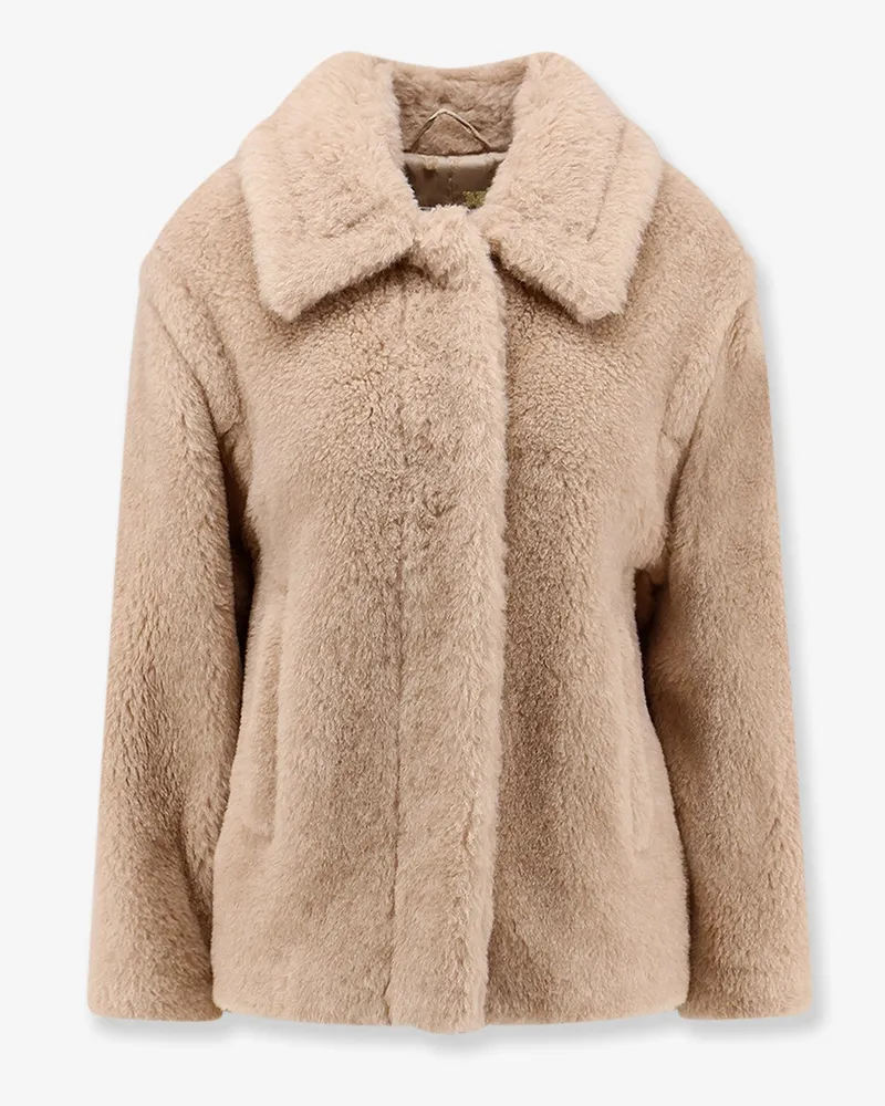 Max Mara Mxmtritone alpaca, virgin wool and silk jacket -  - gender_Woman Beige