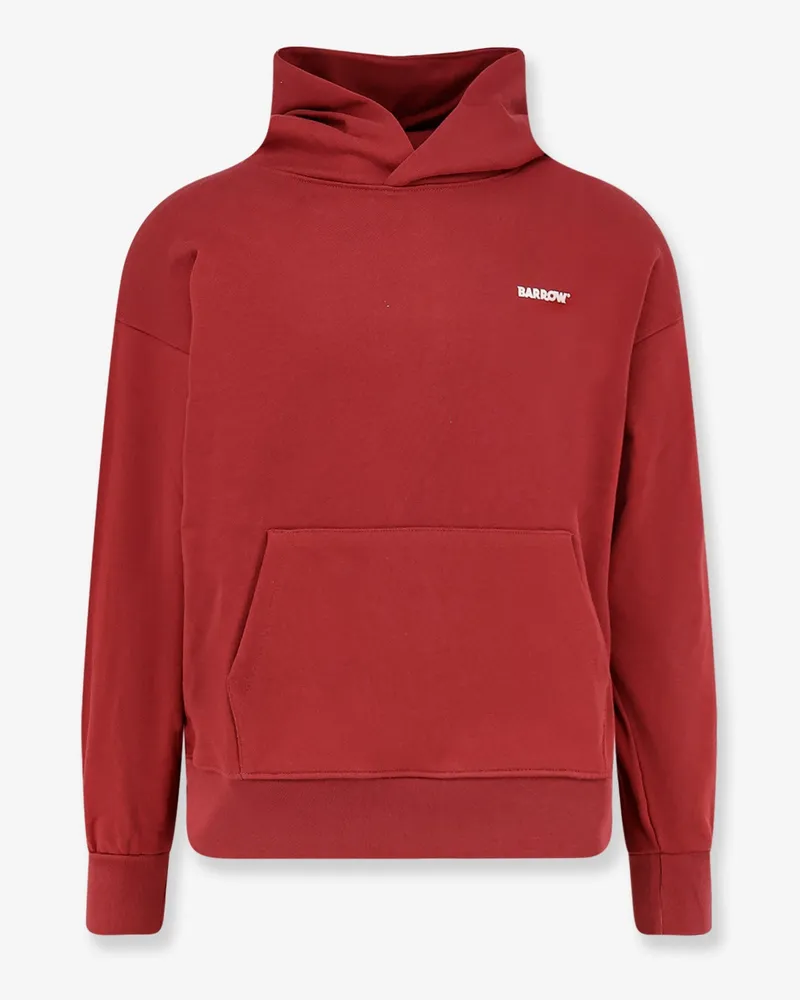 BARROW Cotton hooded sweatshirt -  - gender_Man Red