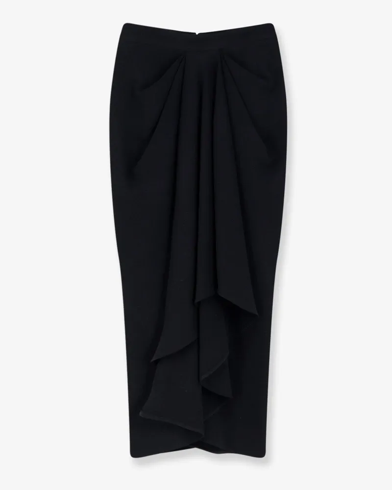Givenchy Draped midi skirt -  - gender_Woman Black