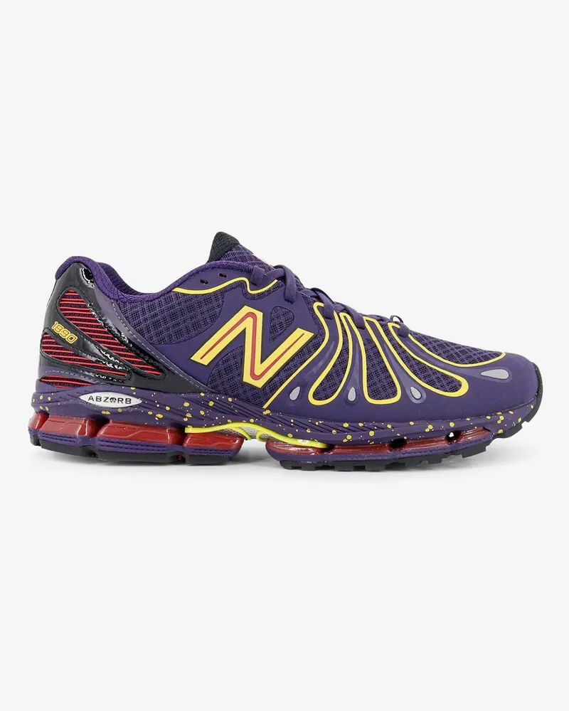 New Balance 18909 mesh sneakers with contrasting side logo -  - gender_Man Purple