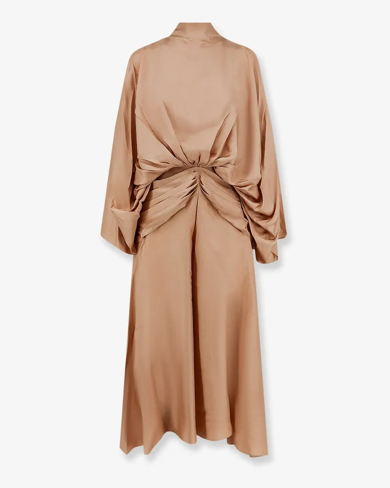 Zimmermann Valiant long silk dress -  - gender_Woman Beige