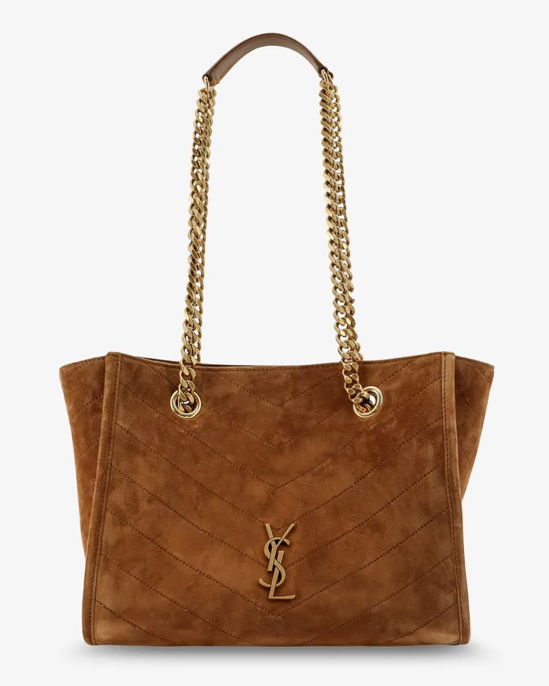 Saint Laurent Niki suede shopping bag -  - gender_Woman Beige