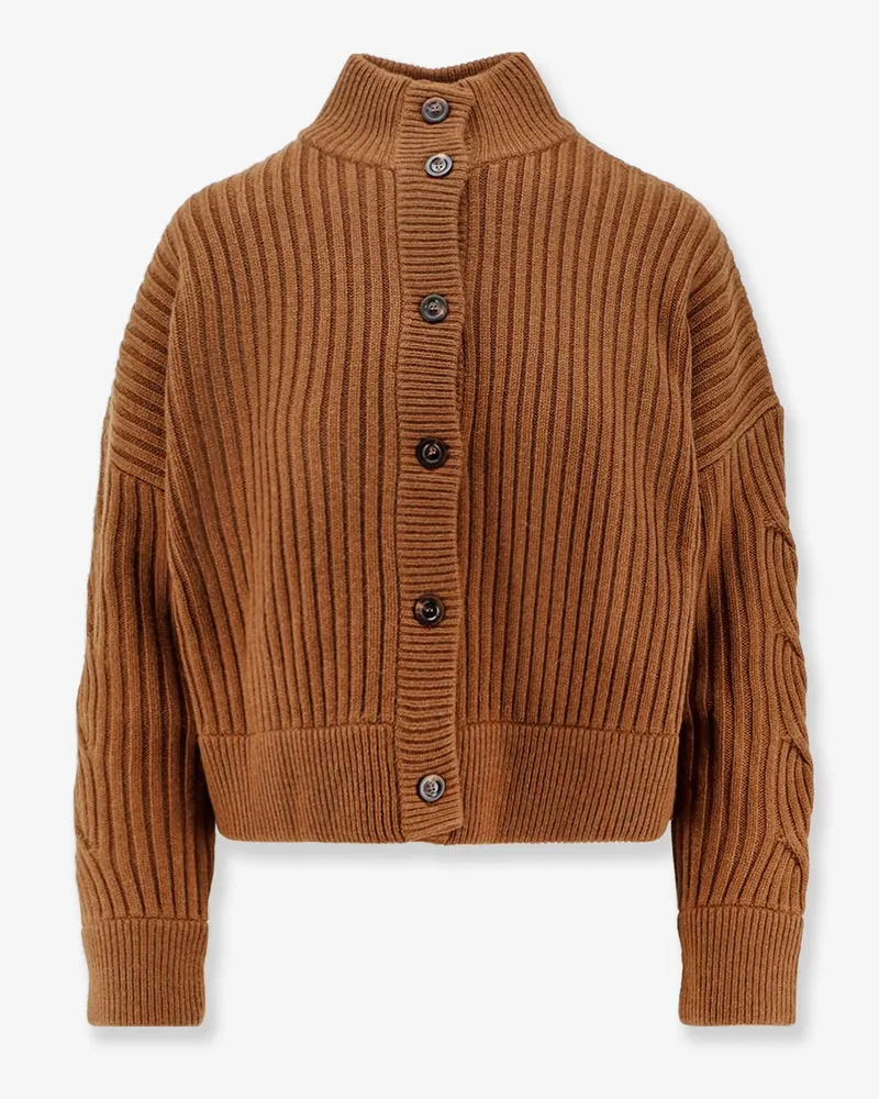 Max Mara Afelio wool and cashmere cardigan -  - gender_Woman Brown