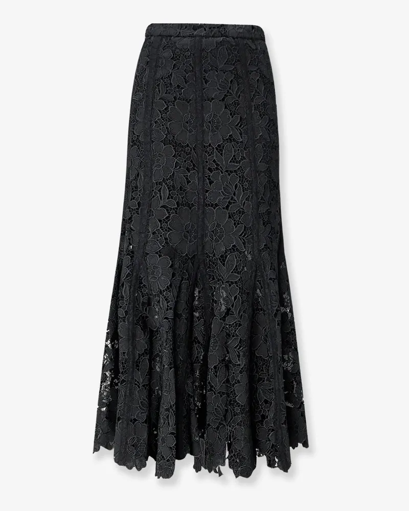 Self-Portrait Lace midi skirt -  - gender_Woman Black