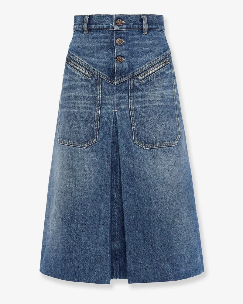 Chloé Denim midi skirt -  - gender_Woman Blue