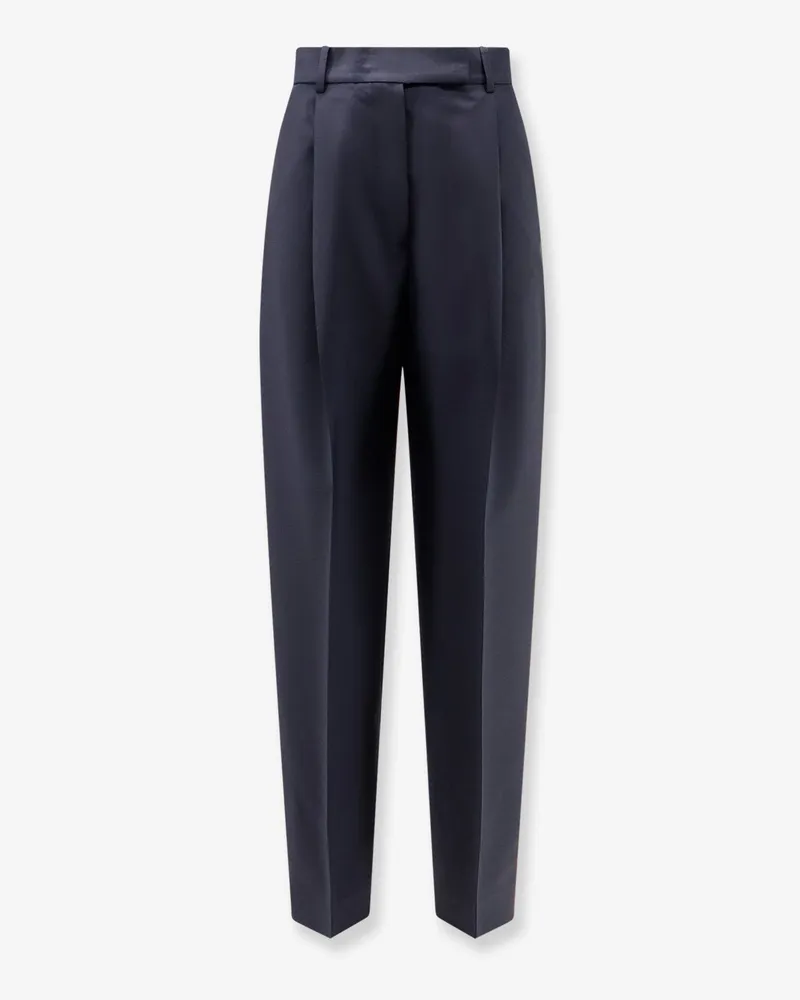 Róhe Virgin wool and mohair trousers -  - gender_Woman Blue