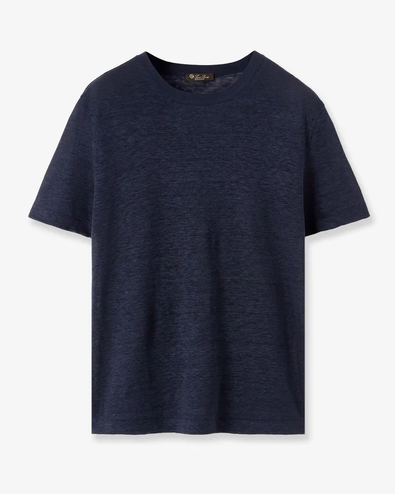 Loro Piana Gargano linen T-shirt -  - gender_Woman Blue