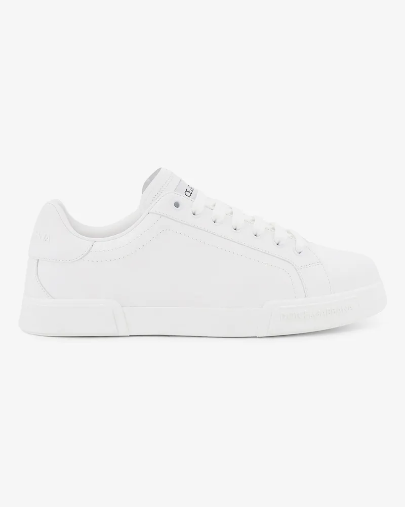 Dolce & Gabbana Portofino leather sneakers -  - gender_Man Black