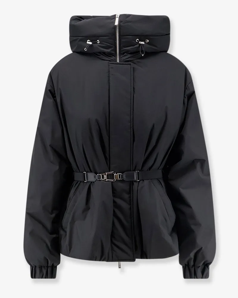 MOORER Glarea-Stp jacket with elastic belt -  - gender_Woman Black