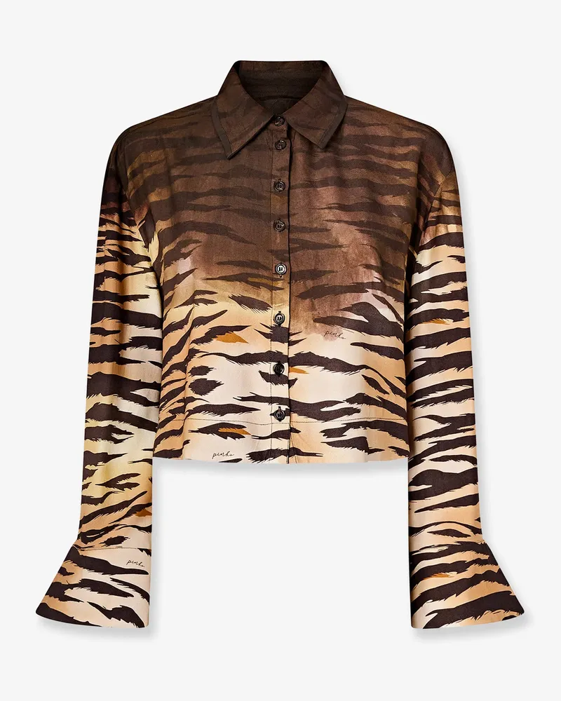 Pinko Cordelia viscose shirt -  - gender_Woman Brown