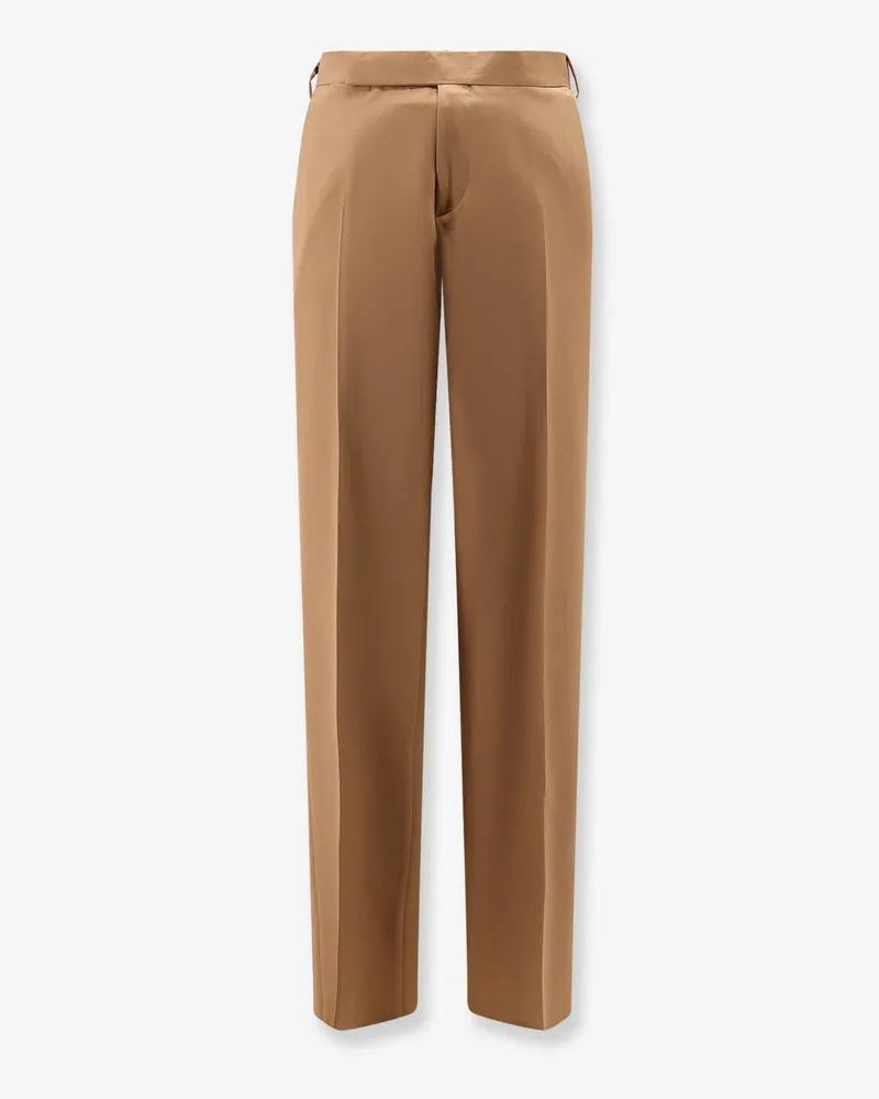 LARDINI Palu pure virgin wool trousers -  - gender_Man Brown