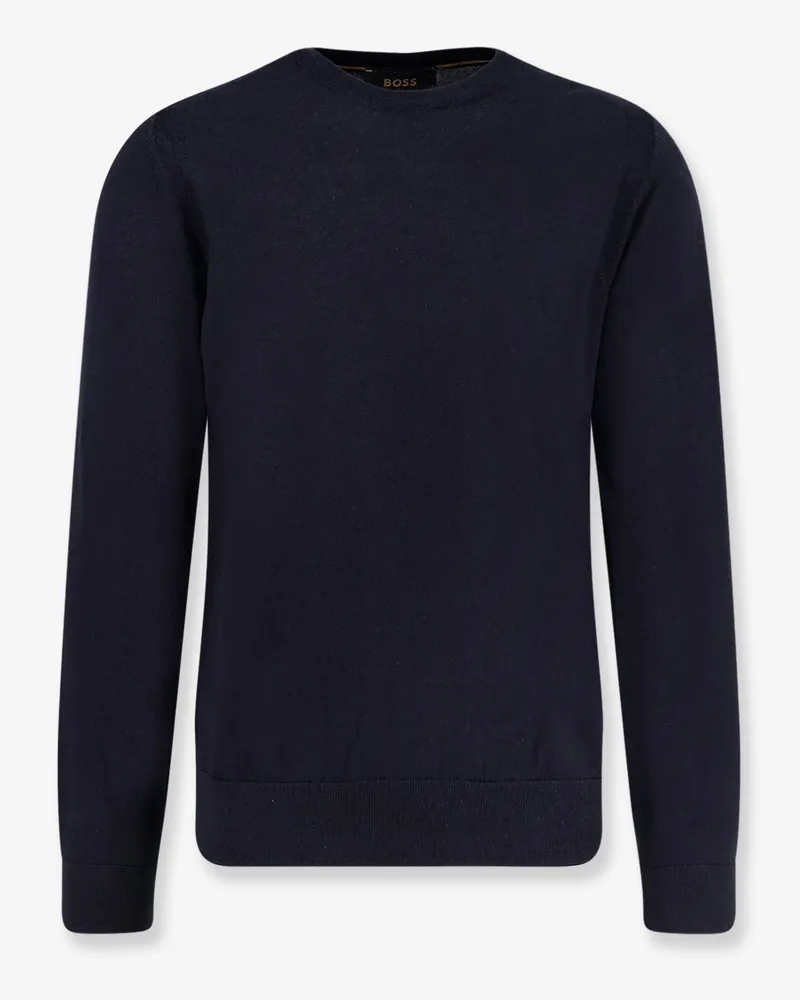 HUGO BOSS Wool, silk and cashmere sweater -  - gender_Man Blue