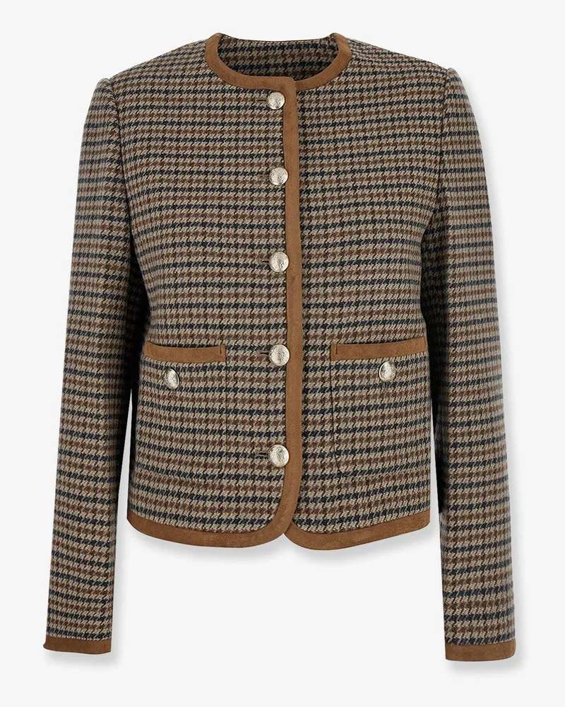 Dunst Tweed blazer -  - gender_Woman Brown