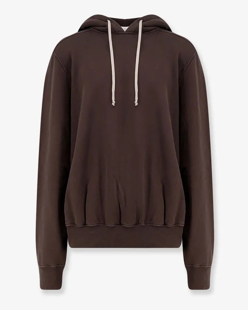 DRKSHDW by Rick Owens Oversized Hoodie organic cotton sweatshirt -  - gender_Man Brown