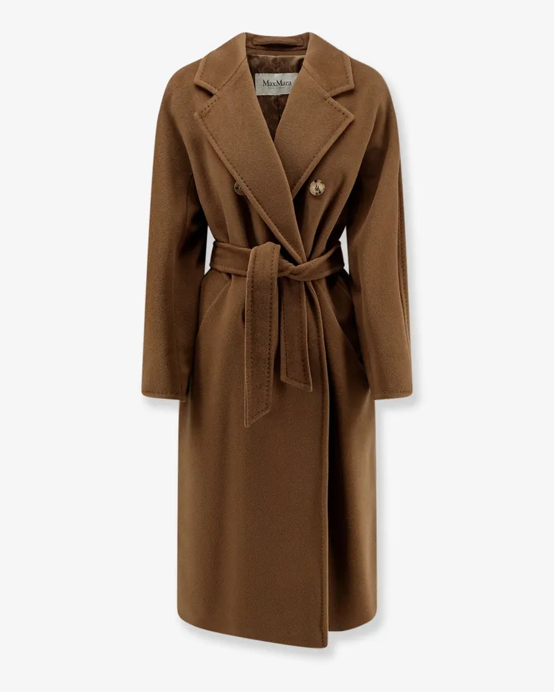 Max Mara Madame wool and cashmere blend coat -  - gender_Woman Brown