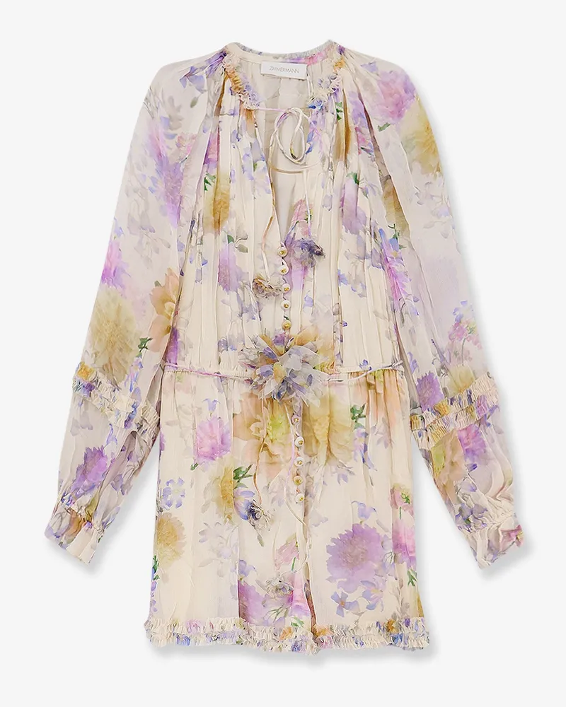 Zimmermann Luna multicolor viscose jumpsuit -  - gender_Woman Beige