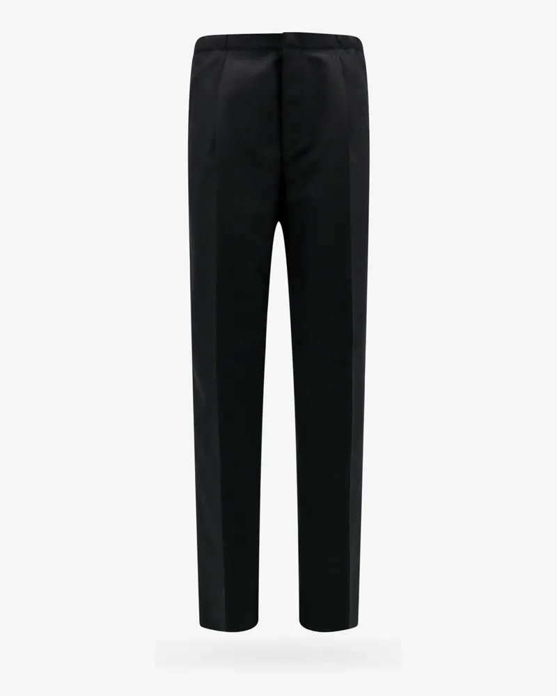 Fendi Wool trouser with 'made in ' label - FENDI - gender_Man Black