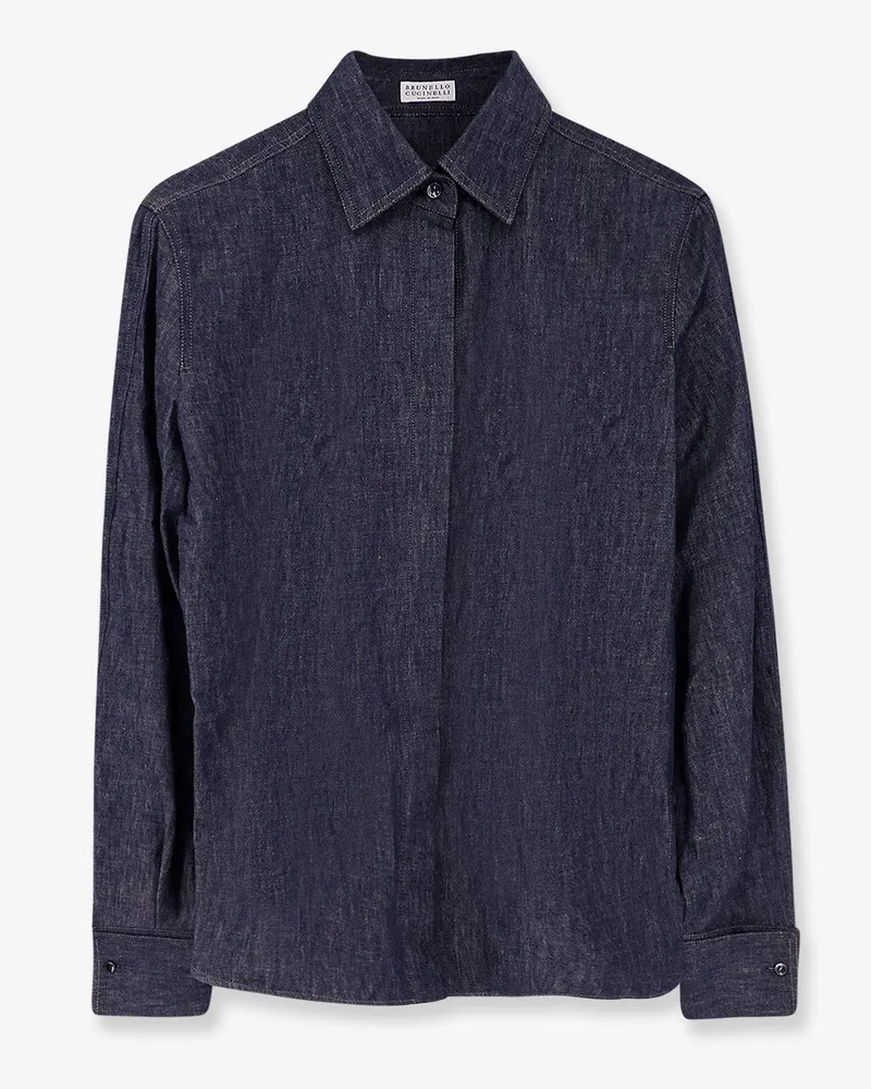Brunello Cucinelli Denim shirt -  - gender_Woman Blue