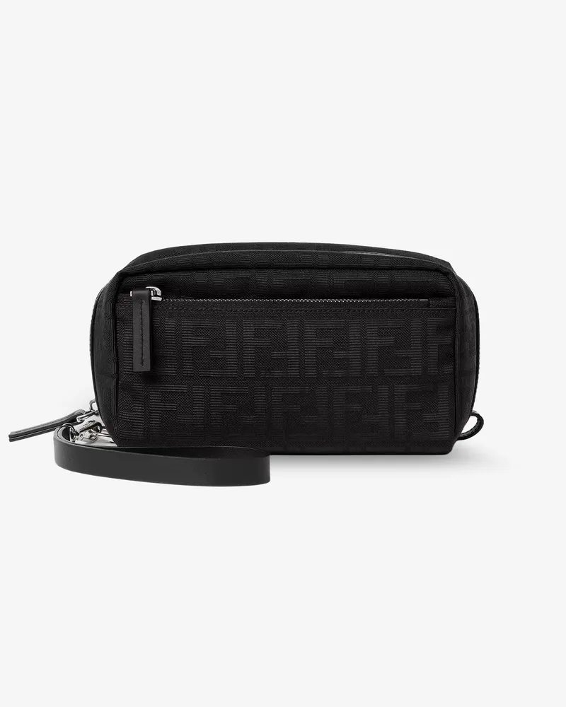 Fendi FF Zucca jacquard fabric clutch bag -  - gender_Man Black