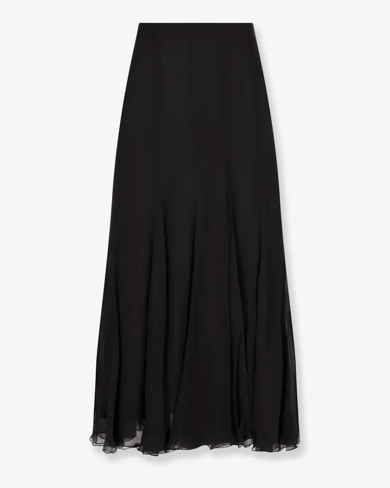 Chloé Long muslin silk skirt -  - gender_Woman Black