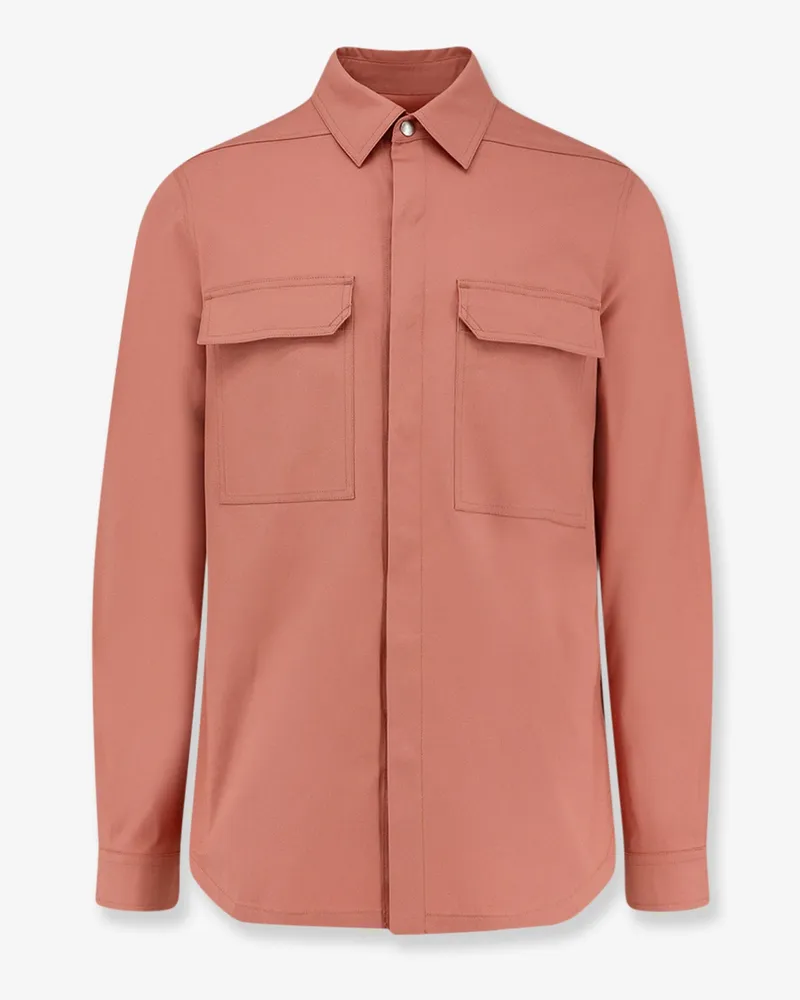 Rick Owens Organic cotton shirt -  - gender_Man Pink