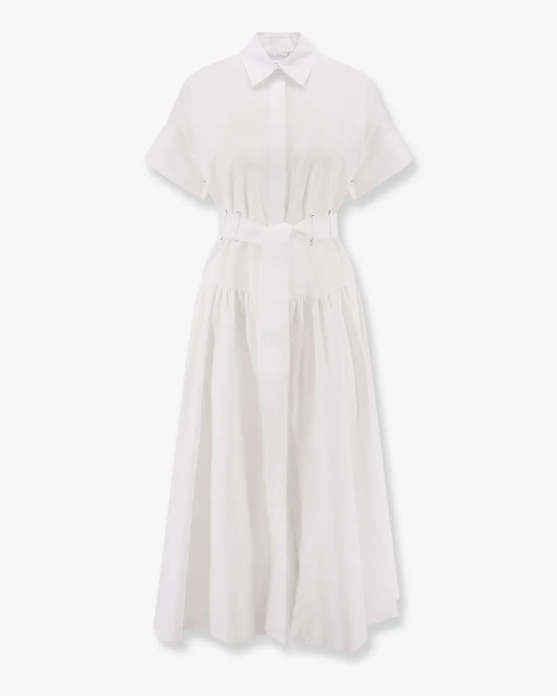 Max Mara Agoraio cotton chemisier dress -  - gender_Woman White