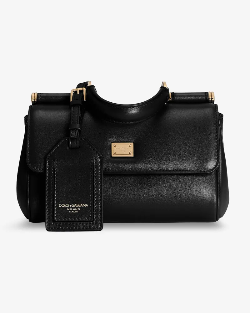 Dolce & Gabbana My Sicily Mini Leather Handbag -  - gender_Woman Black